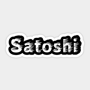 Satoshi Bitcoin Sticker